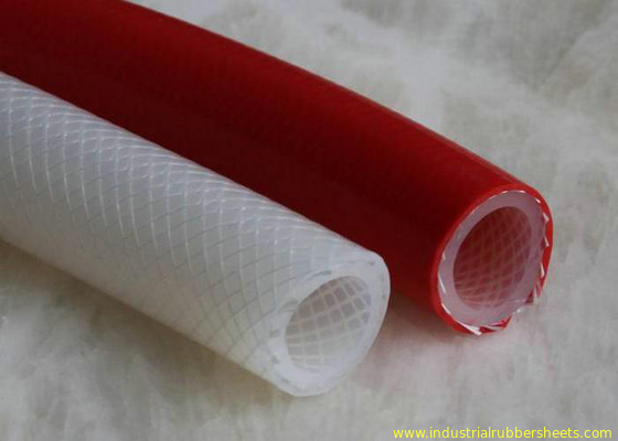 High Pressure Polyester Braid Reinforced Silicone Hose Corrosion Resistant FDA