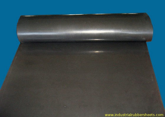 Flat Surface Industrial FKM Rubber Sheet Hardness 60 , 70 , 80+