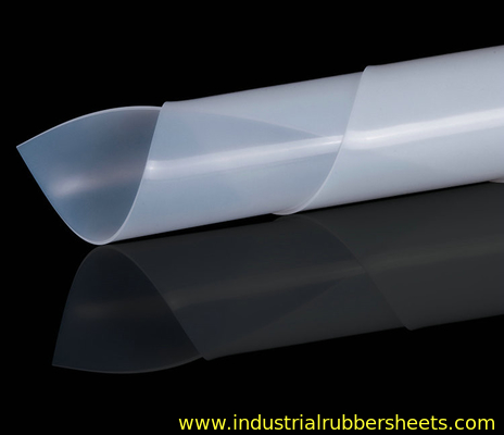 Transparent silicone sheeting
