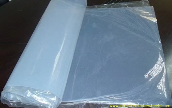 50 Shore A White Transparent Silicone Rubber Sheet China